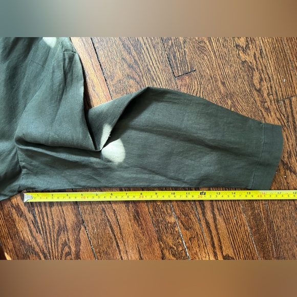 Eileen Fisher Handkerchief Linen Classic Collared Shirt - Picture 11 of 16